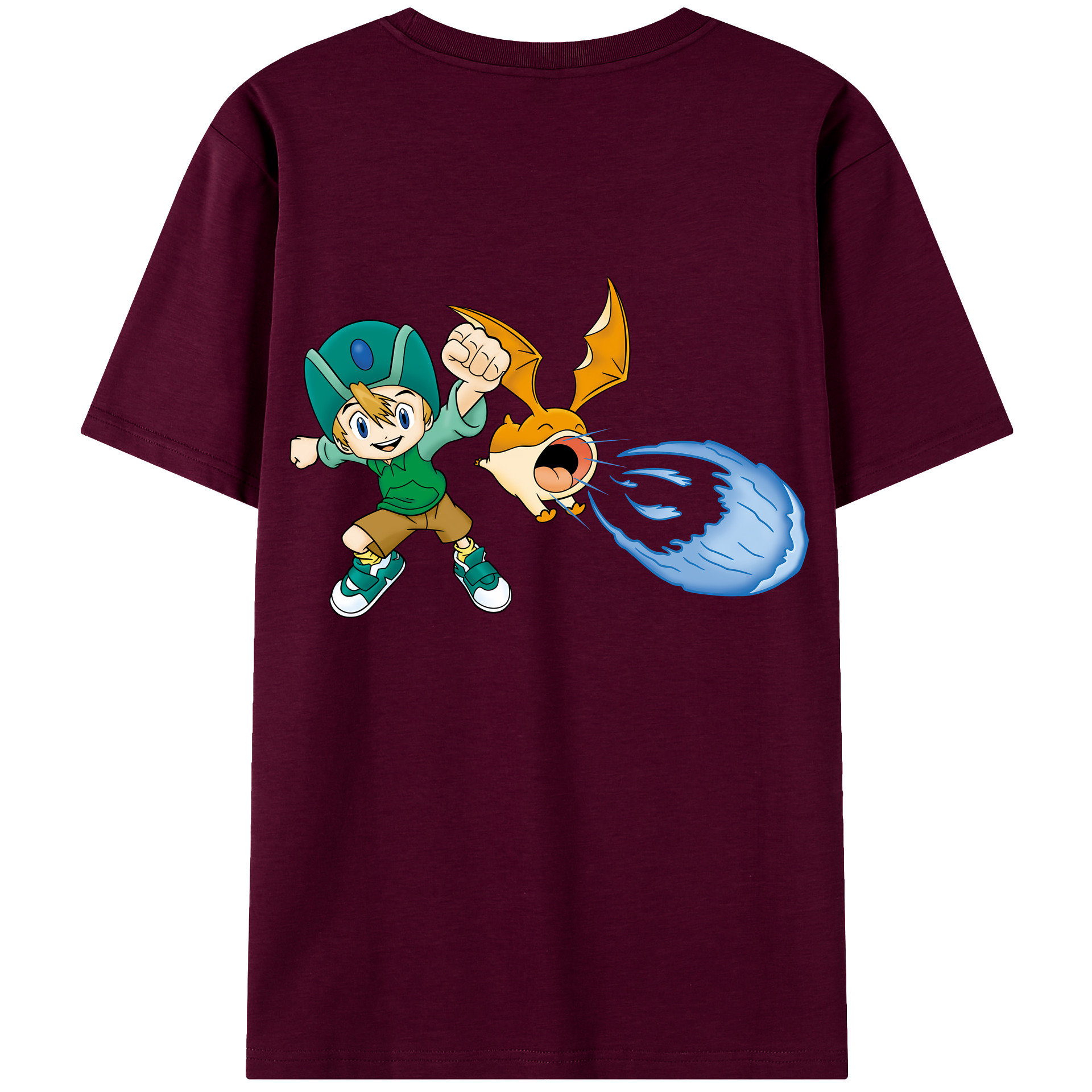 （画像用） Digimon デジタルモンスター/デジモン レディース半袖Tシャツ(バックプリント)